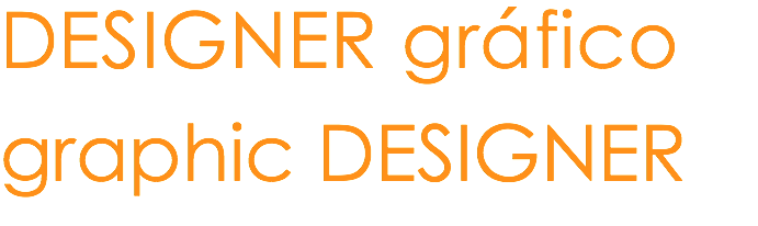 DESIGNER gráfico
graphic DESIGNER